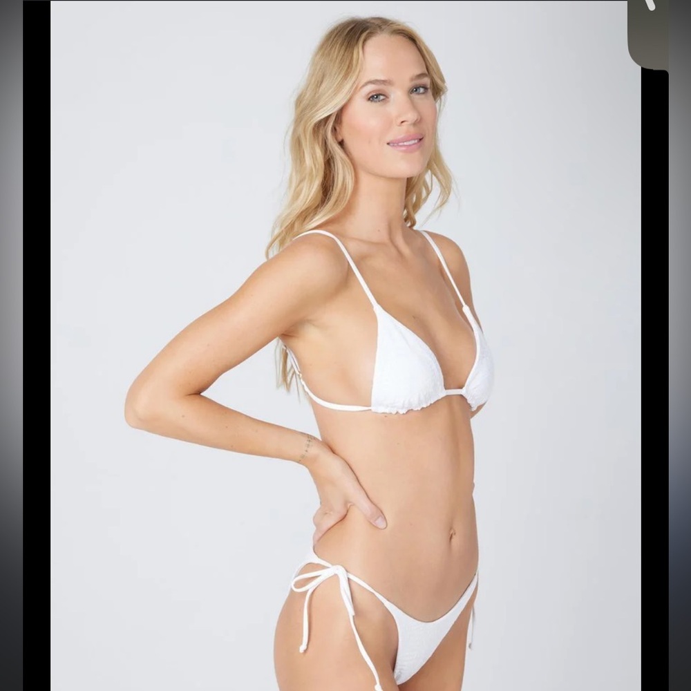 l*Space Bikini glossy gator TopXL & Bottom L